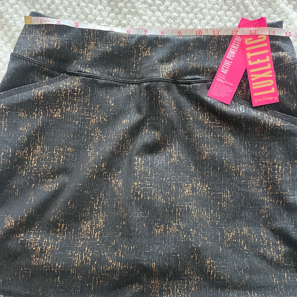 NWT Lilly Pulitzer Upf 50+ Luxletic Sabbia Skort In Multi Time To Tiki Foil - Picture 10 of 11